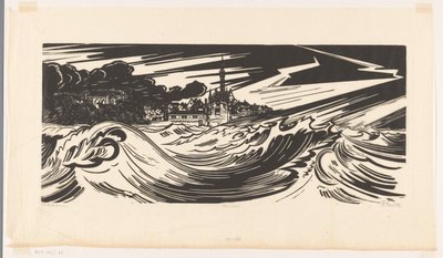 Orkaan (オブジェクトの元のタイトル) 作： Johannes Frederik Engelbert ten Klooster (signed by artist)