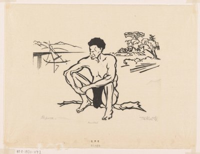 パポエア（原題） 作： Johannes Frederik Engelbert ten Klooster (signed by artist)