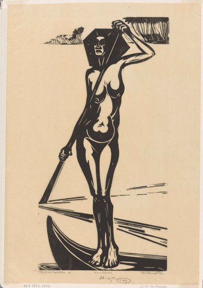 Papoesche (オブジェクトの元のタイトル) 作： Johannes Frederik Engelbert ten Klooster (signed by artist)