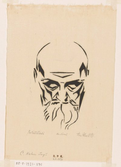 ポートレット・ヴァン・カール・ホーン 作： Johannes Frederik Engelbert ten Klooster (signed by artist)