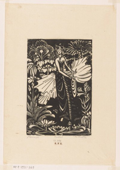 セリンピ（オブジェクトの原題） 作： Johannes Frederik Engelbert ten Klooster (signed by artist)