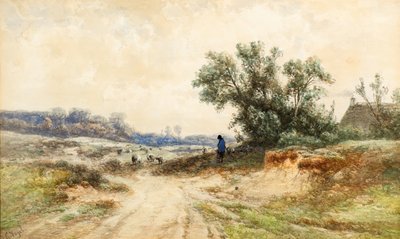 風景（水彩） 作： Johannes Gijsbert Vogel