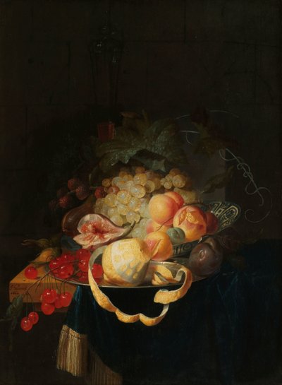 果物のある静物 作： Johannes Hannot