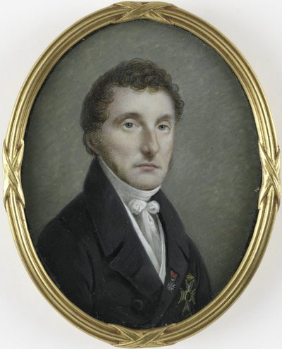ピーター・デ・リーマー (1769-1831)、解剖学と産科の教授、ウィリアム 1 世の顧問外科医 作： Johannes Hari (I)