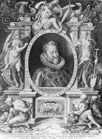 ルドルフ2世の肖像（1576-1612） 作： Johannes Hausser von Ach