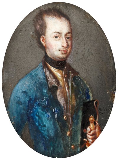 スウェーデン王チャールズ12世の肖像 1682-1718 作： Johannes Heinrich Möller