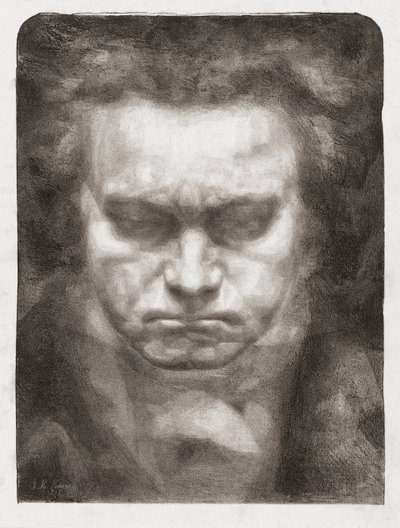 ルートヴィヒ・ヴァン・ベートーヴェン、ポートレート 作： Johannes Hendricus Fekkes
