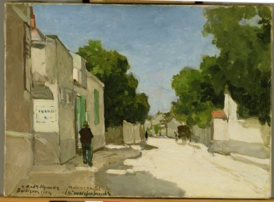 バルビゾンのミレーの家、1900 作： Johannes Hendrik Weissenbruch