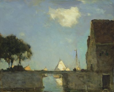北、ニュークープ付近、1901 作： Johannes Hendrik Weissenbruch
