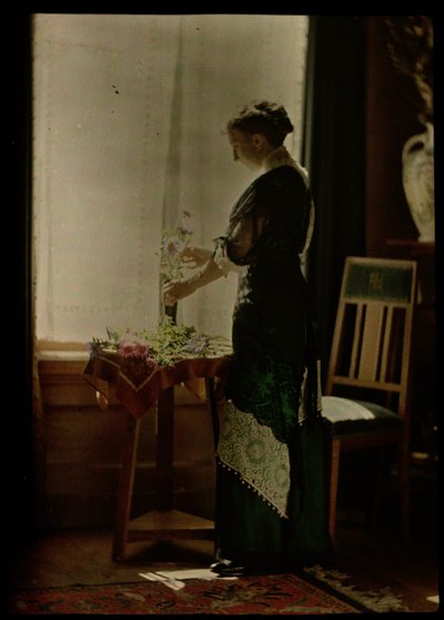 窓際の女性 作： Johannes Hendrikus Antonius Maria Lutz