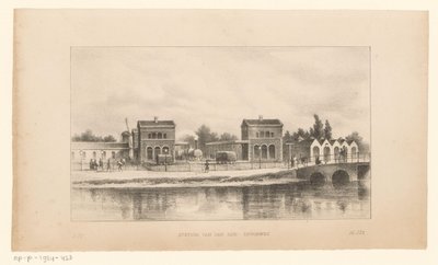 アムステルダムのライン駅 駅 van den Rijn 鉄道 (オブジェクトのタイトル) 作： Johannes Hilverdink (possibly)