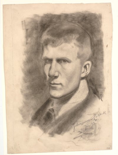 自画像 作： Johannes Holbek