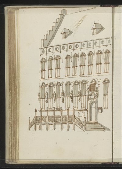 ナイメーヘンの市庁舎のファサード 作： Johannes Huibert Prins