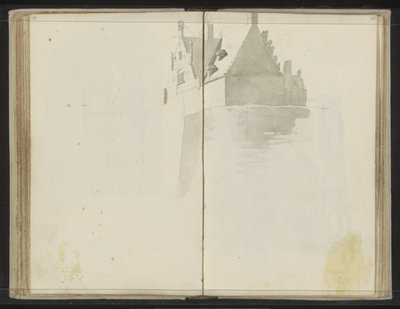 デルフトのWaterslootse Poort 作： Johannes Huibert Prins
