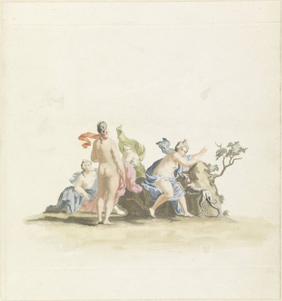 ダイアナと彼女のニンフ 作： Johannes Jacobsz van den Aveele (attributed to)