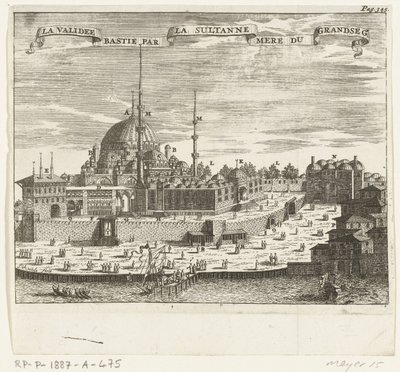 イェニ ジャーミの眺め La validee bastie par la sultanne mere du grandseg. (アイテムのタイトル) 作： Johannes Jacobsz van den Aveele