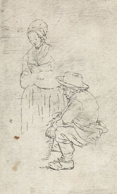 農家と農家の妻 作： Johannes Janson (possibly)