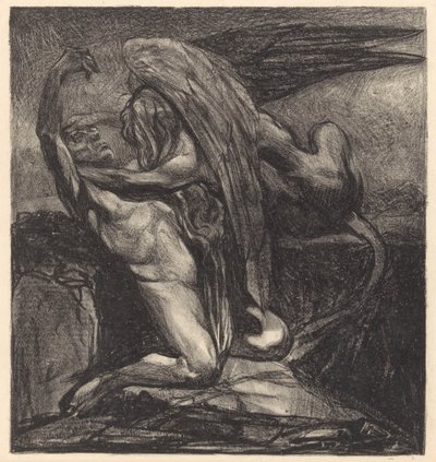 死んだ男とスフィンクス 作： Johannes Josephus Aarts (signed by artist)