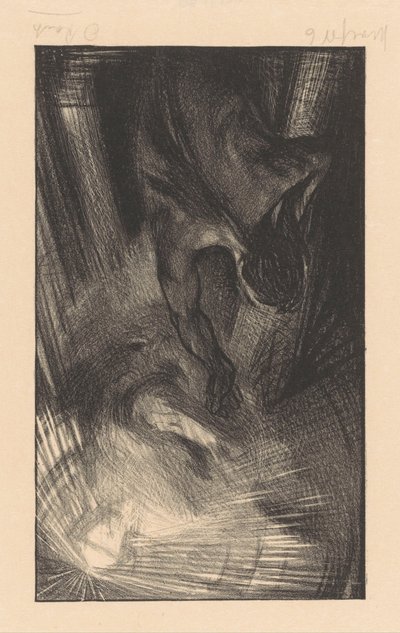 光る姿の出現 作： Johannes Josephus Aarts (signed by artist)