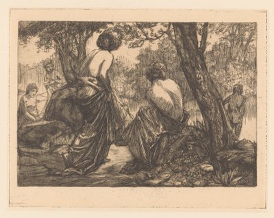入浴女性 作： Johannes Josephus Aarts