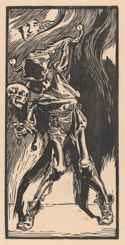 ハーレクインとしての死、ビルボケを演奏 作： Johannes Josephus Aarts