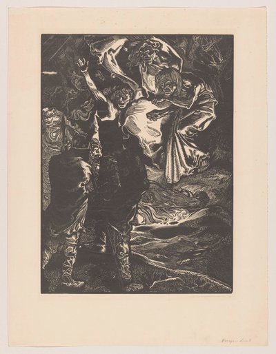 マクベスとバンクォウが三人の魔女に出会う 作： Johannes Josephus Aarts