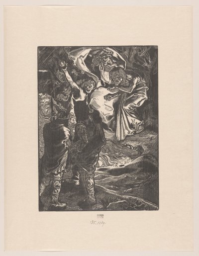 マクベスとバンクォウが三人の魔女に出会う 作： Johannes Josephus Aarts