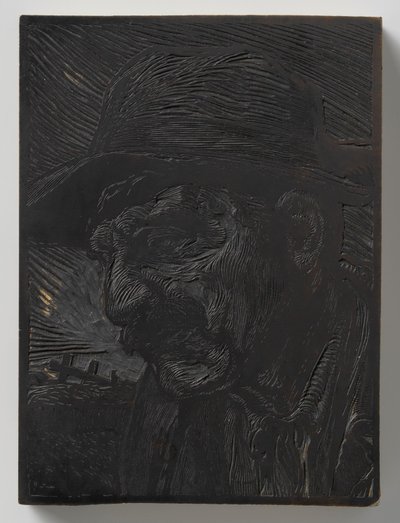 左に男性の頭 作： Johannes Josephus Aarts