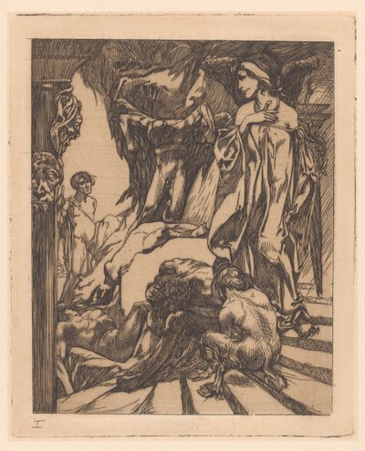 スフィンクスのオイディプス 作： Johannes Josephus Aarts