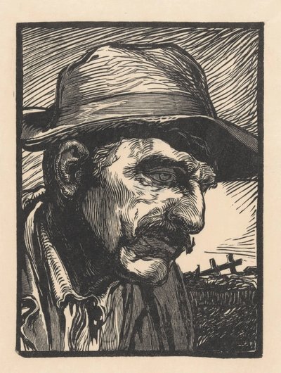 見知らぬ男の肖像 作： Johannes Josephus Aarts
