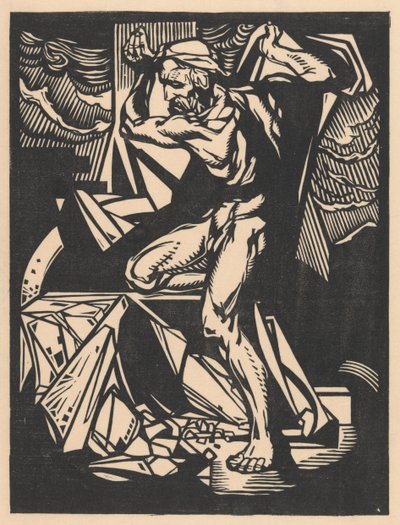 サムソンが神殿の柱を破壊する 作： Johannes Josephus Aarts