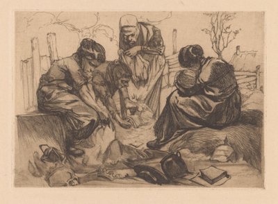 悲しむ女性 作： Johannes Josephus Aarts