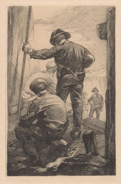 干拓地の少年 5 人 作： Johannes Josephus Aarts