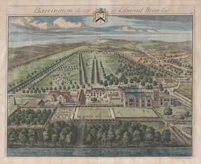 Barrington, The Seat of Edmond Bray, Esq., [1712] reissued 1768. 作： Johannes Kip