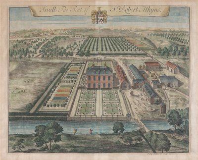 スウェル、ロバート・アトキンス卿の座、[1712] 1768年に再発行。 作： Johannes Kip