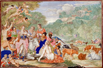 ヨーロッパのレイプ」、1621年。 作： Johannes Koenig