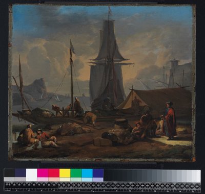 1674年以前の港の風景 作： Johannes Lingelbach