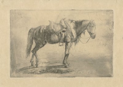 右に鞍馬 作： Johannes Mock