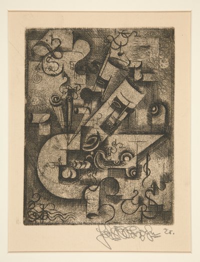 神秘 作： Johannes Molzahn
