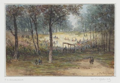 屋外会議 作： Johannes Pieter van Wisselingh