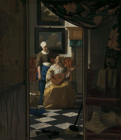 ラブレター 作： Johannes Vermeer