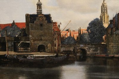 デルフトの眺め 作： Johannes Vermeer