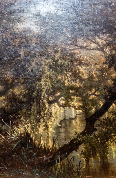 ドイツ語：Der Teich in Osterbeek オスターベークの池 作： ヨハネス・ワルナルドゥの写真