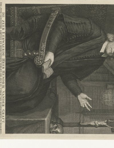 ヘンドリック・ファン・デル・グラフトの肖像 作： Johannes Willemsz. Munnickhuysen