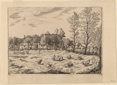 農場 作： Johannes and Lucas van Doetechum after Master of the Small Landscapes