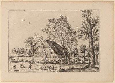 農場 作： Johannes and Lucas van Doetechum after Master of the Small Landscapes