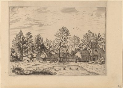 ゲートウェイのあるファーム 作： Johannes and Lucas van Doetechum after Master of the Small Landscapes