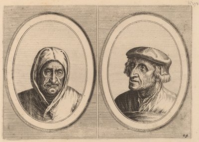 「Aecht Sonder-Ziel」と「Heertje Al-te-mooy」 作： Johannes and Lucas van Doetechum after Pieter Bruegel the Elder
