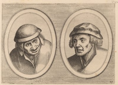 「アエル・ピーターマンズ」と「バッド・スルーフ・オムト・ゲルト」 作： Johannes and Lucas van Doetechum after Pieter Bruegel the Elder