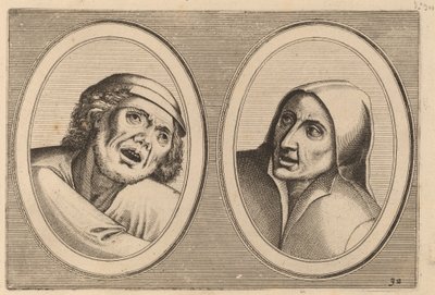 「Harme Snap-op」と「Keursje-sonder-naed」 作： Johannes and Lucas van Doetechum after Pieter Bruegel the Elder